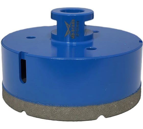 Изображение товара Коронка алмазная универсальная MD-STARS 100 мм, М14, высота сегмента 10 мм MD-SAU100