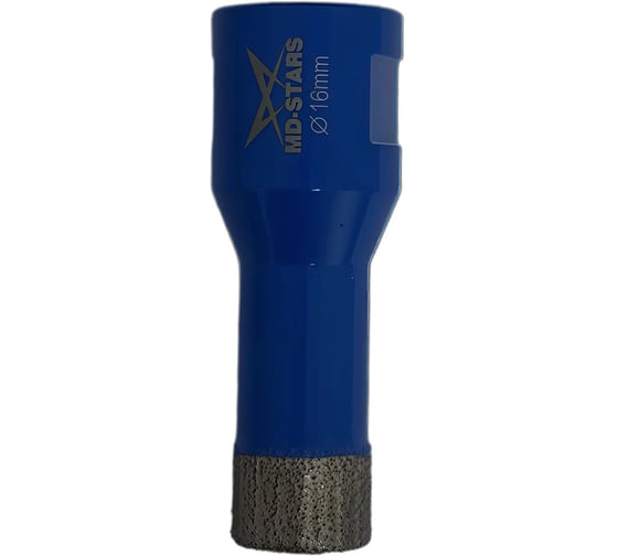 Изображение товара Коронка алмазная универсальная MD-STARS 16 мм, М14, высота сегмента 10 мм MD-SAU16