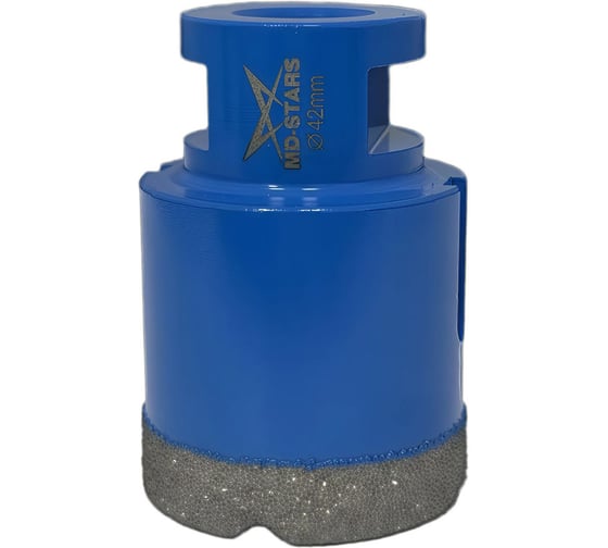 Изображение товара Коронка алмазная универсальная MD-STARS 42 мм, М14, высота сегмента 10 мм MD-SAU42