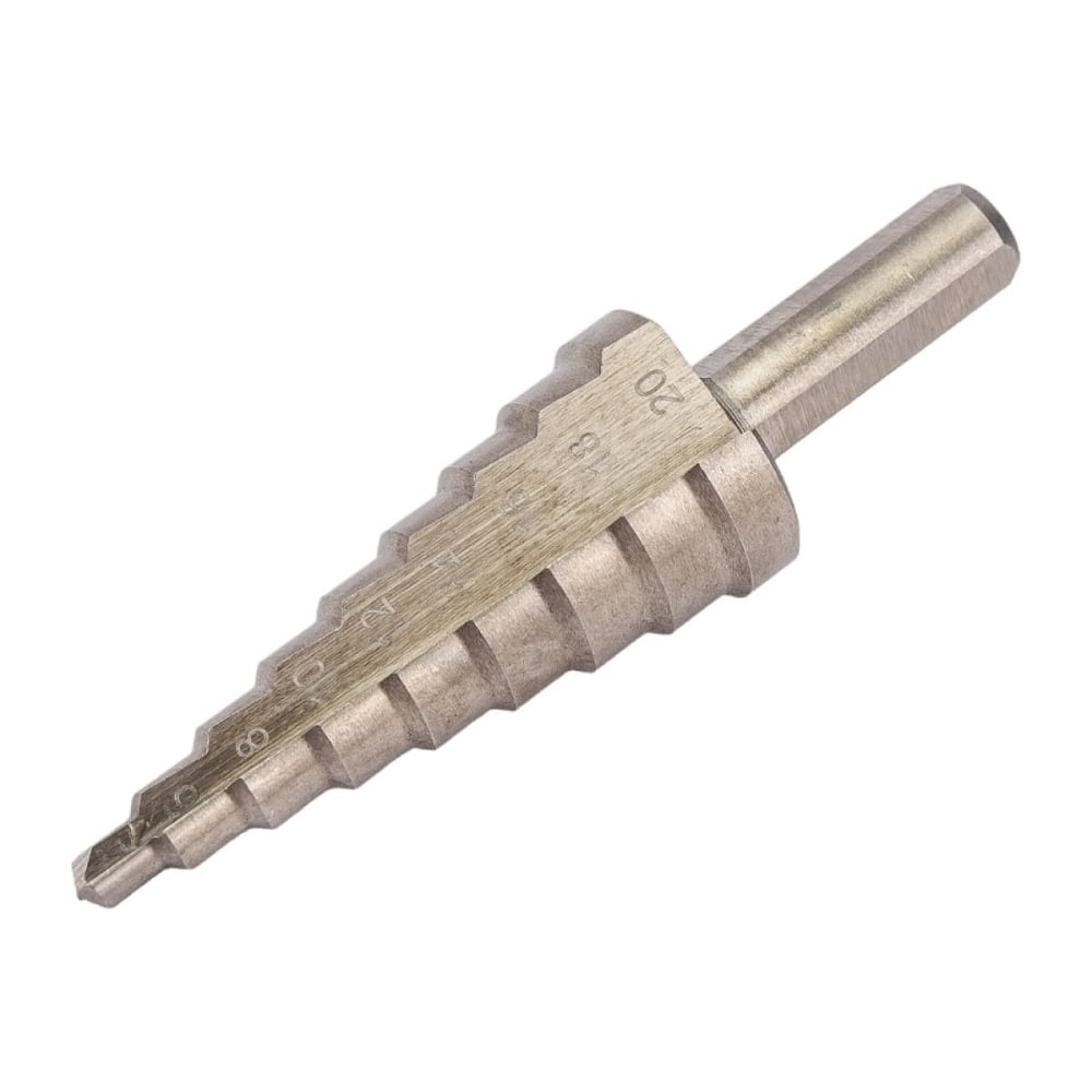 Изображение товара Сверло по металлу ступенчатое 4-20 мм с прямой канавкой ООО ПКФ Сварком