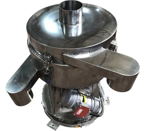 Изображение товара Вибросито круглое ВИБРОМАШ СВ-0,5Н (двухдечное, D=500мм, сетка любая, вибраторы ВИ-99НБ - 2шт, материал корпуса и сетки - нержавеющая сталь, с пультом управления СВ-0,5Н двухдечное