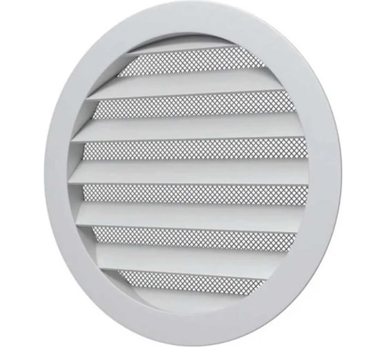 Изображение товара Решетка круглая из литого алюминия с антимоскитной сеткой VENTSFERA D100 мм РКМ100с