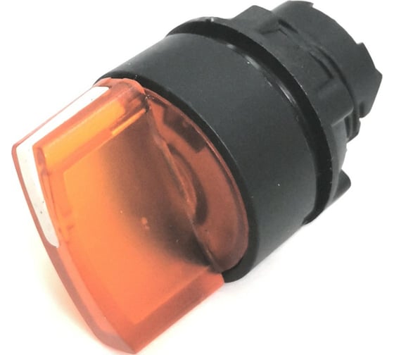 Изображение товара Головка переключателя Briswik 22мм 2 поз подсветка возврат КПЕ 31РЛ желтый IP40 LAY4-EK45.BR