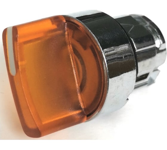 Изображение товара Головка переключателя Briswik 22мм 3 поз подсветка фиксация металл КПЕ 21РЛС жел IP40 LAY4-BK35.BR