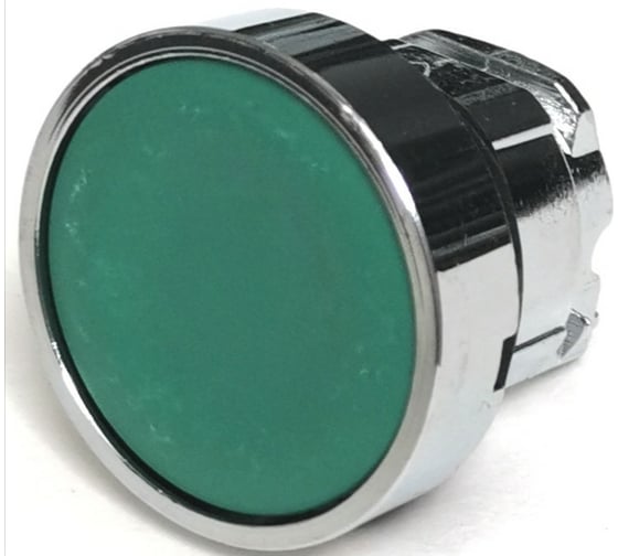 Изображение товара Головка Briswik плоская стальная возврат 22мм КМЕ 41С зеленый IP40 LAY4-BA3.BR