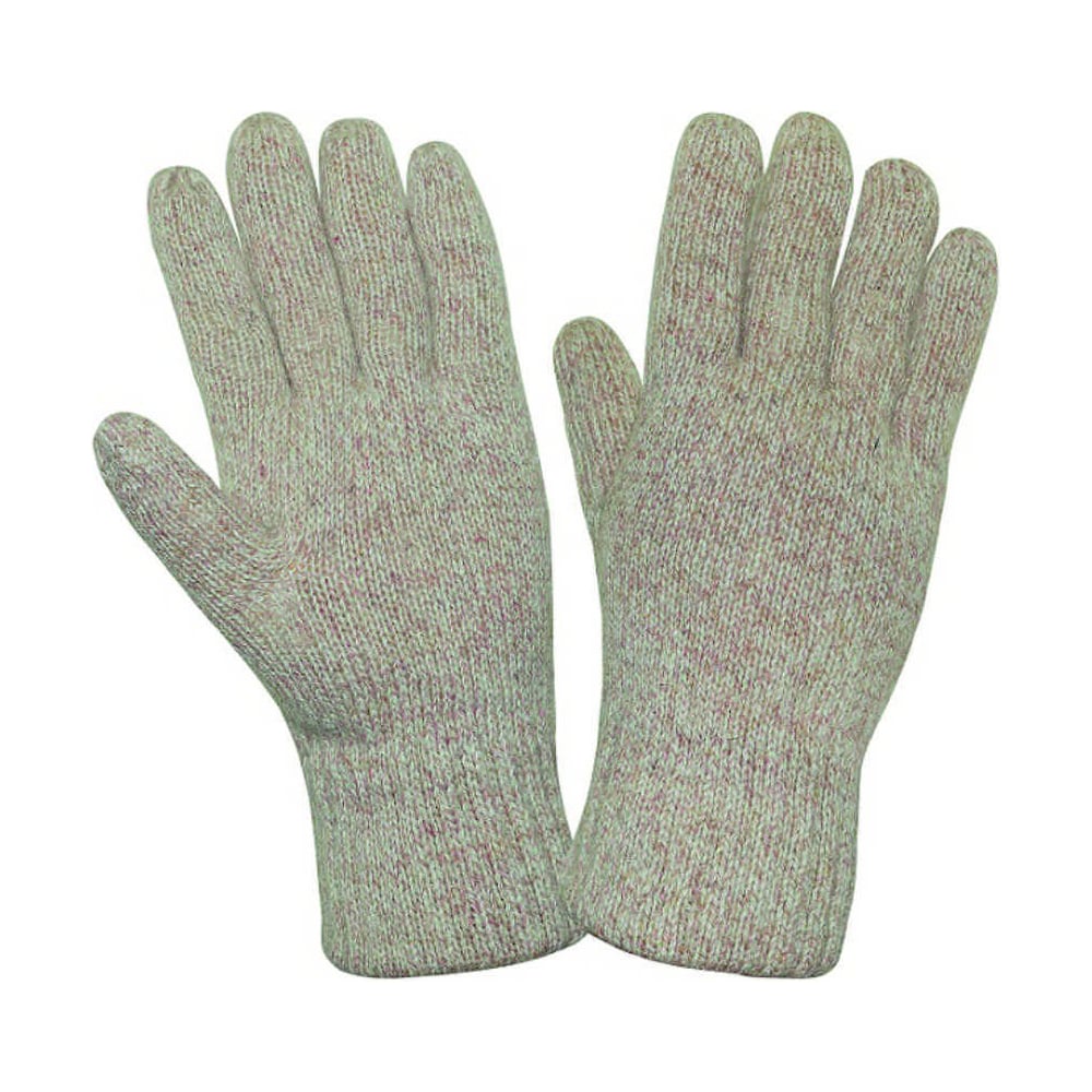 Шерстяные перчатки АЙСЕР пряжа зимний вариант 95% имп шерсть 5% акрил объёмный 100м 100гр 360 св глина
