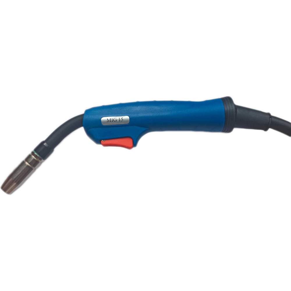 Изображение товара Горелка сварочная ЕВМ MIG-15 3м для MIG/MAG сварки Изображение товара Горелка сварочная ЕВМ MIG-15 3м для MIG/MAG сварки
