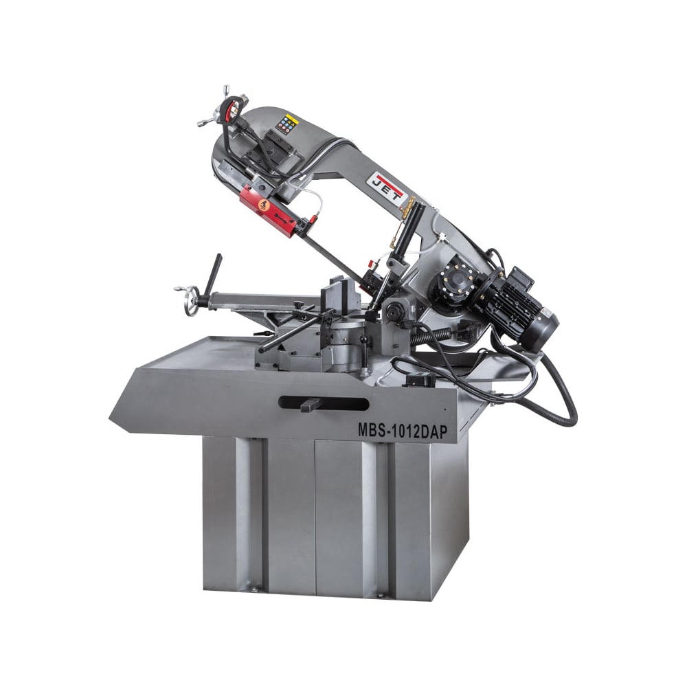 Изображение товара Ленточнопильный станок по металлу JET MBS-1012DAP с охлаждением и поворотной рамой