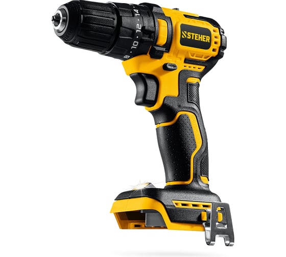 Изображение товара Бесщеточная ударная дрель-шуруповерт STEHER 20 В, 45 Н·м, без АКБ (LMS), CBS-45