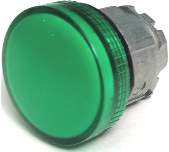 Изображение товара Головка сигнальной лампы Briswik 22мм металл КМЕ ОЛС зеленая IP65 ZB4BV03.BR