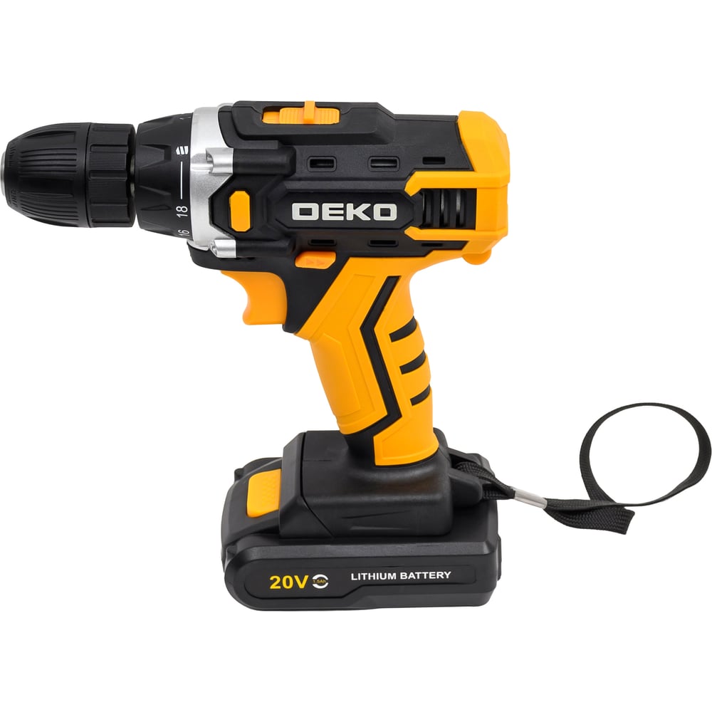 Изображение товара Аккумуляторная дрель-шуруповерт Banger 20V ONE с кейсом и набором инструментов