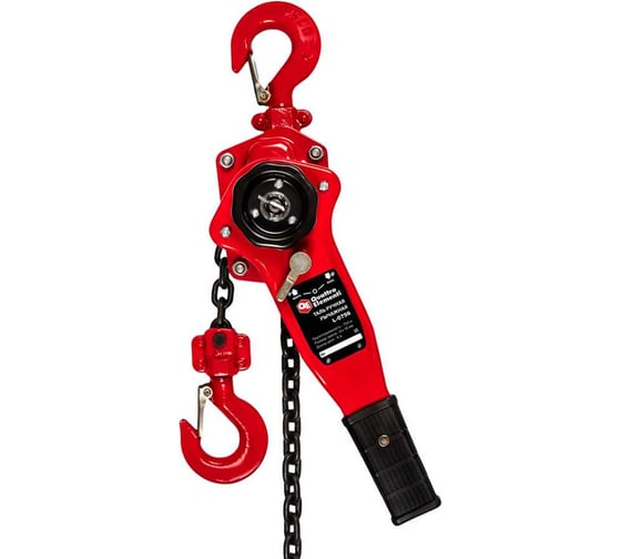 Изображение товара Таль рычажная QUATTRO ELEMENTI L-0756 (750 кг, цепь 6 м) 922-975