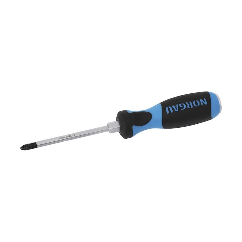 Изображение товара Отвертка крестовая с ударным наконечником NORGAU PH2x100
