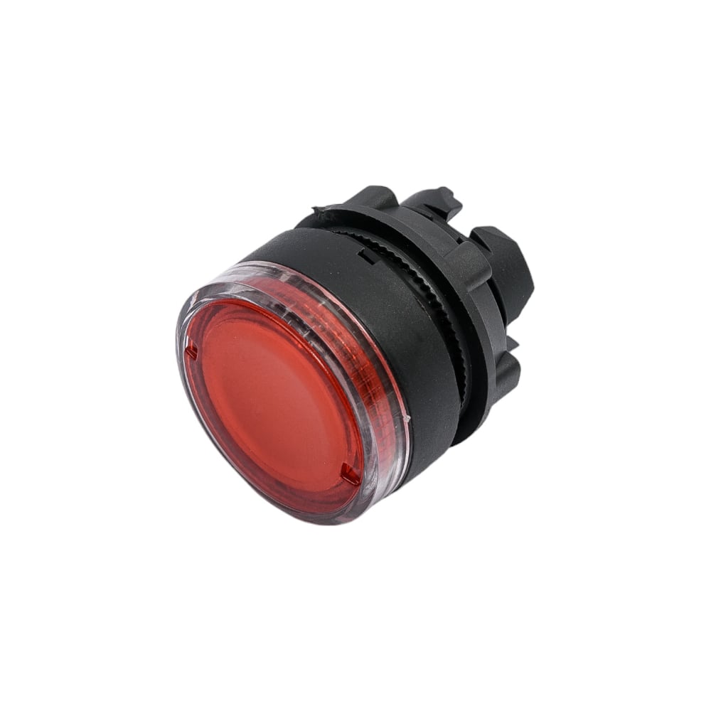 Изображение товара Головка Briswik плоская возврат подсветка 22мм КМЕ 46Л красный IP65