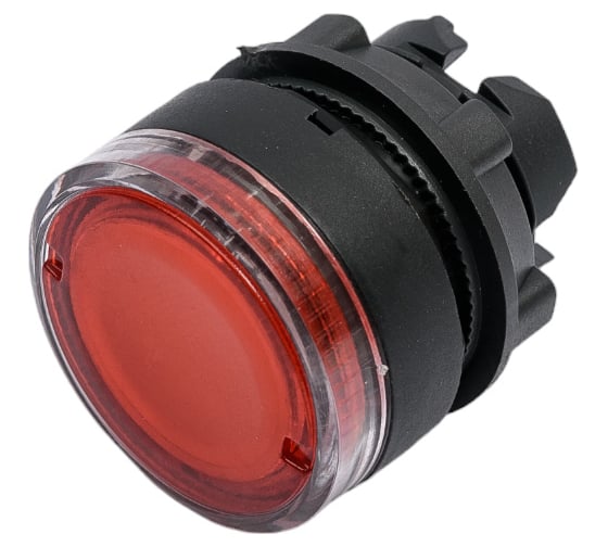 Изображение товара Головка Briswik плоская возврат подсветка 22мм КМЕ 46Л красный IP65 ZB5BW4.BR