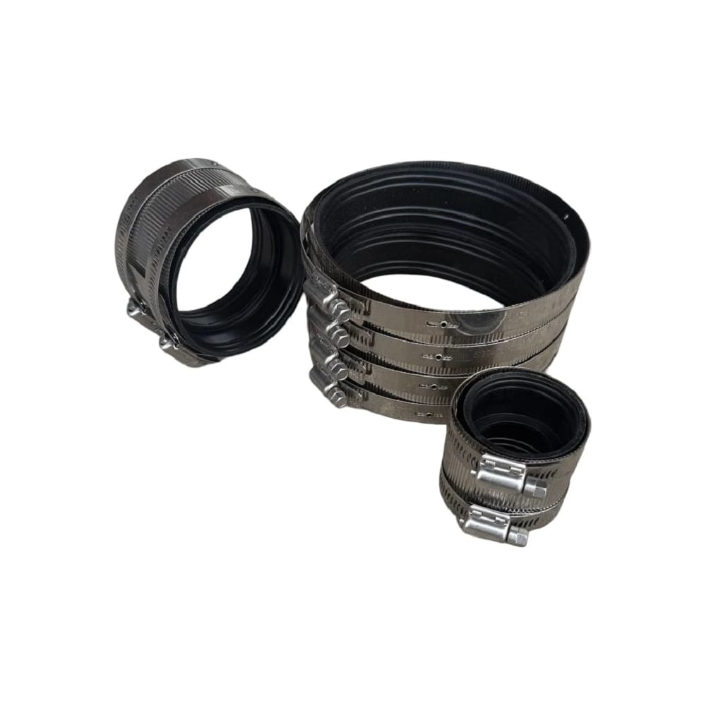 Изображение товара Хомут соединительный ленточный нержавеющий RUTEMPO DN 40 1.1/2 оцинкованный