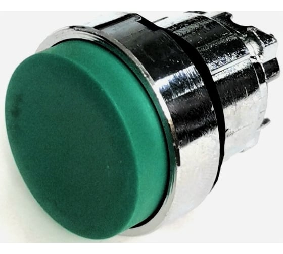 Изображение товара Головка Briswik выступающий толкатель металл 22мм возврат КМЕ 71С зеленый IP40 LAY4-BL23.BR