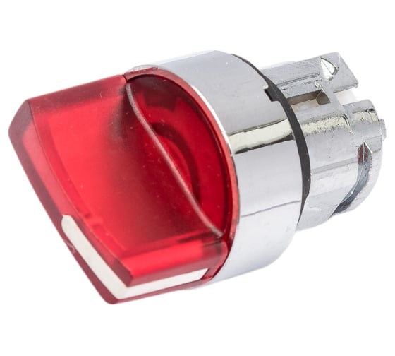 Изображение товара Головка переключателя Briswik 22мм 3 поз подсветка возврат металл КПЕ 41РЛС кр IP40 LAY4-BK54.BR