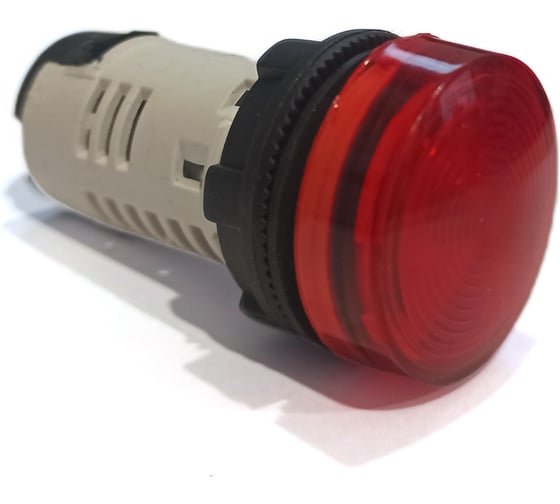 Изображение товара Индикатор Briswik светодиодный АД-22 красный 24В AC/DC IP65 22AC/DC24V4.BR