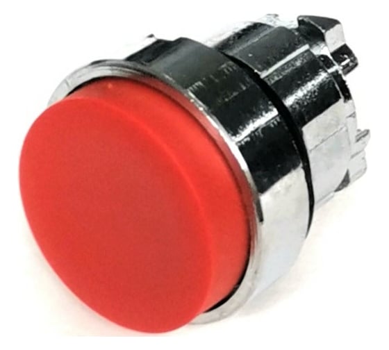 Изображение товара Головка Briswik выступающий толкатель металл 22мм возврат КМЕ 71С красный IP40 LAY4-BL24.BR