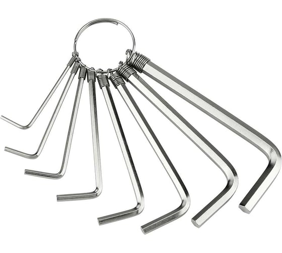 Изображение товара Набор метрических шестигранных ключей SENSH 8шт. 1,5-6мм SH-11077