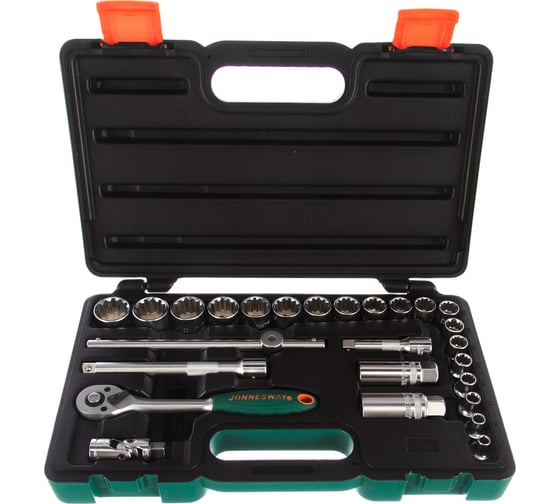 Изображение товара Набор торцевых головок Super Tech 3/8"DR Jonnesway S68H3126S