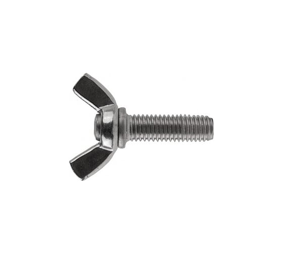 Изображение товара Винт-барашек КРЕП-КОМП американский тип, нержавейка А2, DIN 316, 10х25, 25 шт. вб1025