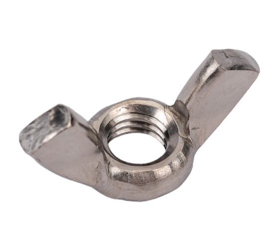 Изображение товара Барашковая гайка КРЕП-КОМП американский тип, нержавейка А2, DIN 315, М8, 50 шт. гбна8