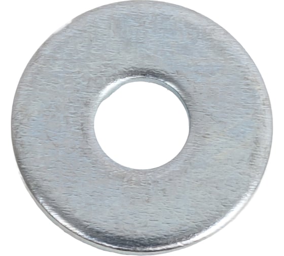 Изображение товара Шайба OSTEC 6, DIN 9021, усиленная, гальван. цинк, в упаковке, 100 шт ШМУ-6-DIN-ЭЦ