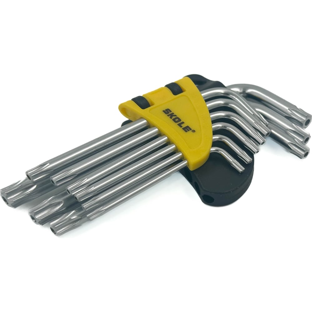 Изображение товара Набор ключей Skole TORX, 9шт, (TRX1) удл. XL TRX1-9PCXL Изображение товара Набор ключей Skole TORX, 9шт, (TRX1) удл. XL TRX1-9PCXL