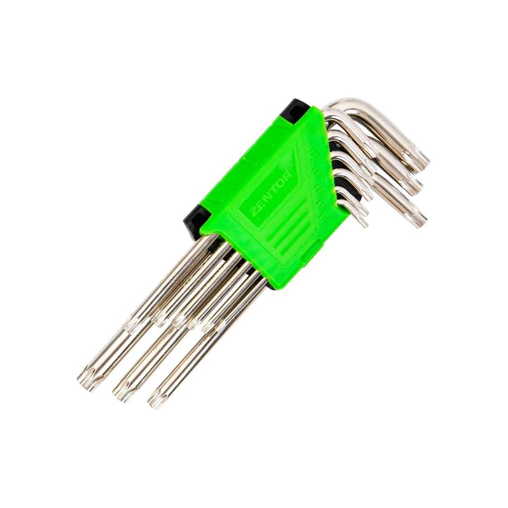 Изображение товара Набор длинных ключей Zentor Torx, 9 шт ZT17112S