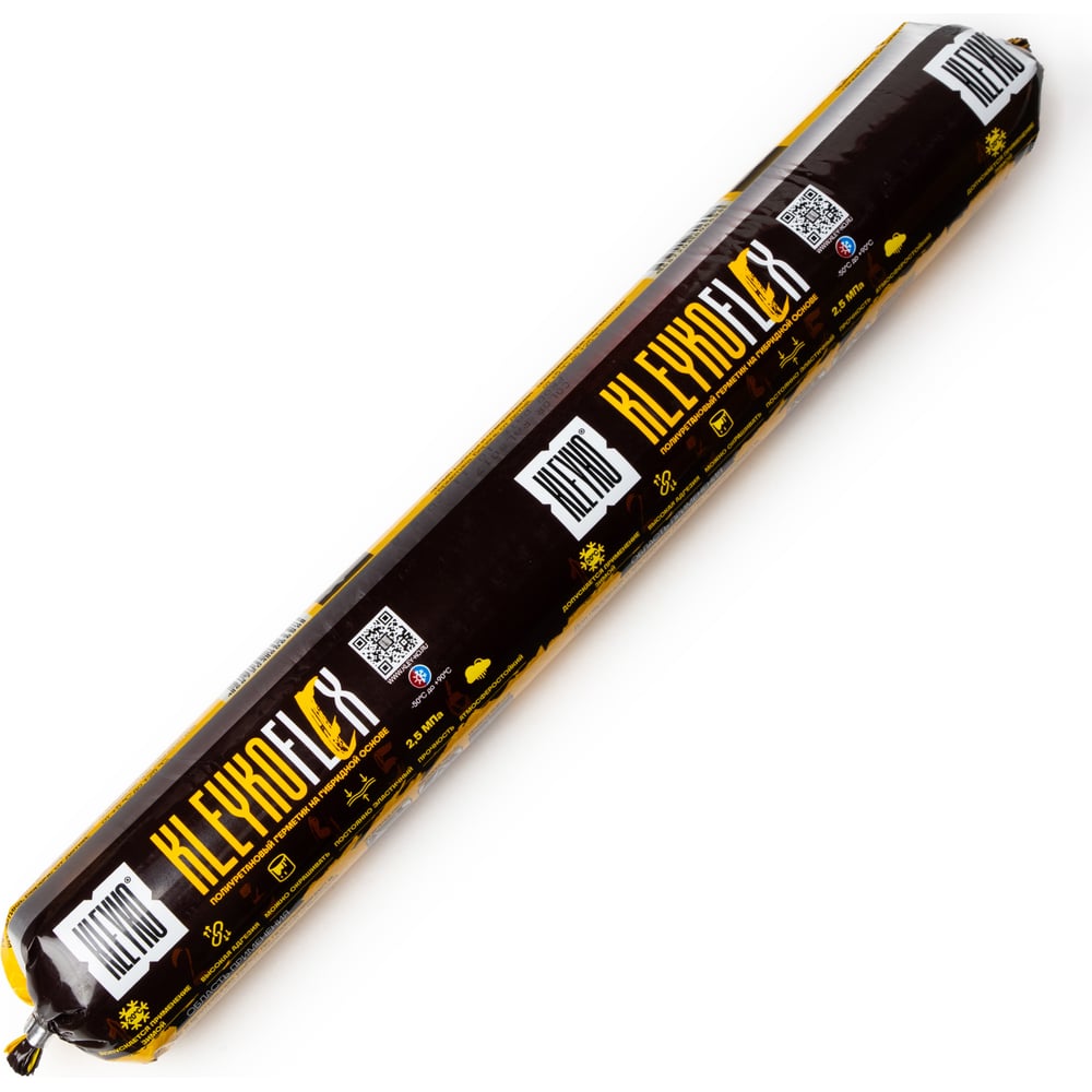 Изображение товара Полиуретановый герметик KLEYKO FLEX 600 мл коричневый RAL 8017