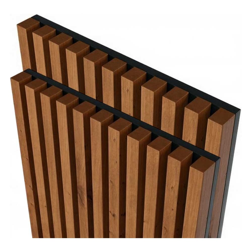 Изображение товара Декоративные акустические панели Sebmet 1200x600x21 Дуб Чарльстон 2 шт