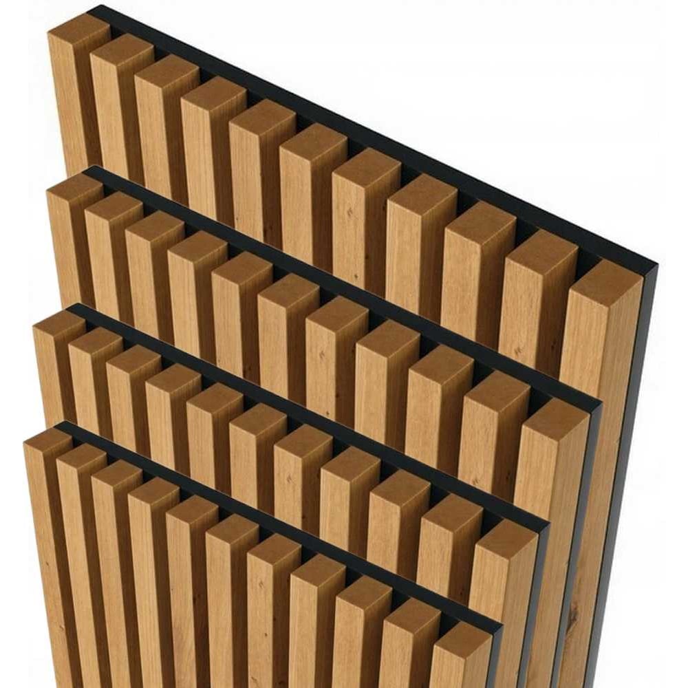 Изображение товара Декоративные акустические панели Sebmet 600x600x21 дуб крафт 4 шт