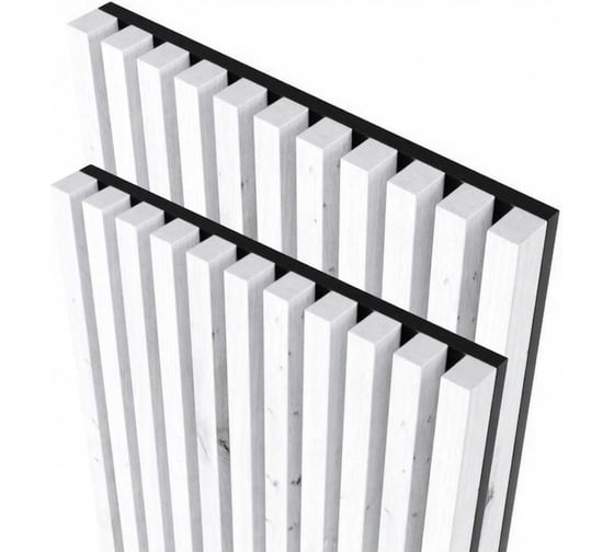 Изображение товара Панели декоративные акустические Sebmet 1200x600x21 Дуб крафт белый 2 шт TD116212060-2