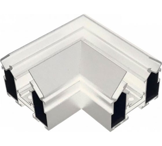 Изображение товара Угловой соединитель для магнитного шинопровода iLEDEX VISION48/22 CORNER CONNECT 4822-61/60-WH