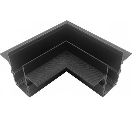 Изображение товара Угловой соединитель для встраиваемого шинопровода iLEDEX VISION48/22 CORNER CONNECT 4822-022-95/95-BK