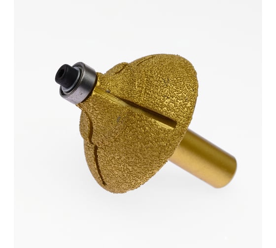 Изображение товара Фреза алмазная калевочная по камню TORGWIN с подшипником 50_12.7_62 мм+цанговый зажим 12.7 мм T1991467