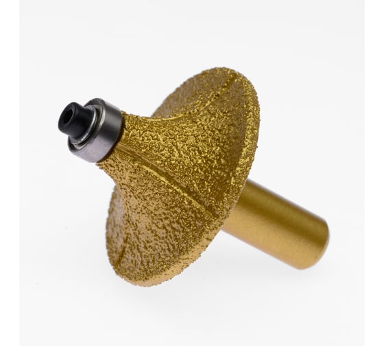 Изображение товара Фреза алмазная калевочная по камню TORGWIN с подшипником 50_12.7_56 мм+цанговый зажим 12.7 мм T1125406