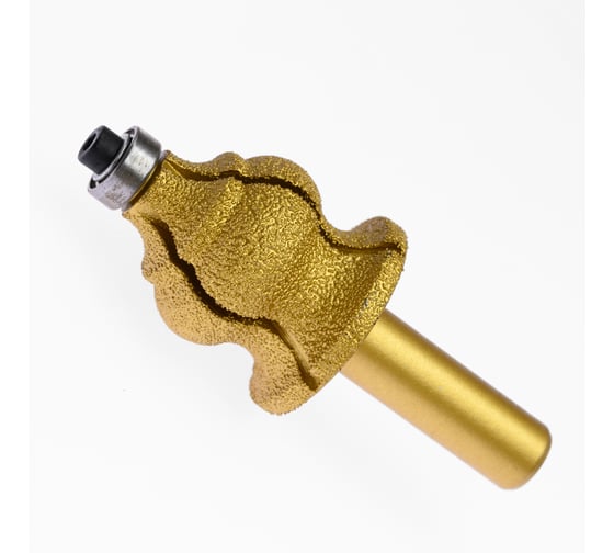 Изображение товара Фреза алмазная калевочная по камню TORGWIN с подшипником 35_12.7_78 мм+цанговый зажим 12.7 мм T1195366