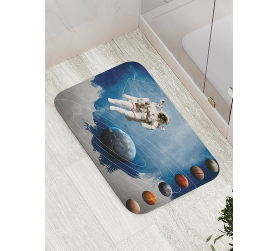 Изображение товара Коврик противоскользящий JoyArty "Исследователь космоса" для ванной, сауны, бассейна, bath_19923