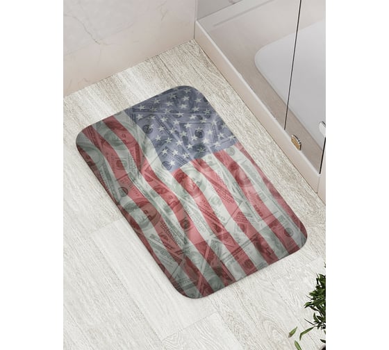 Изображение товара Коврик противоскользящий JoyArty "Американские доллары" для ванной, сауны, бассейна, bath_20717