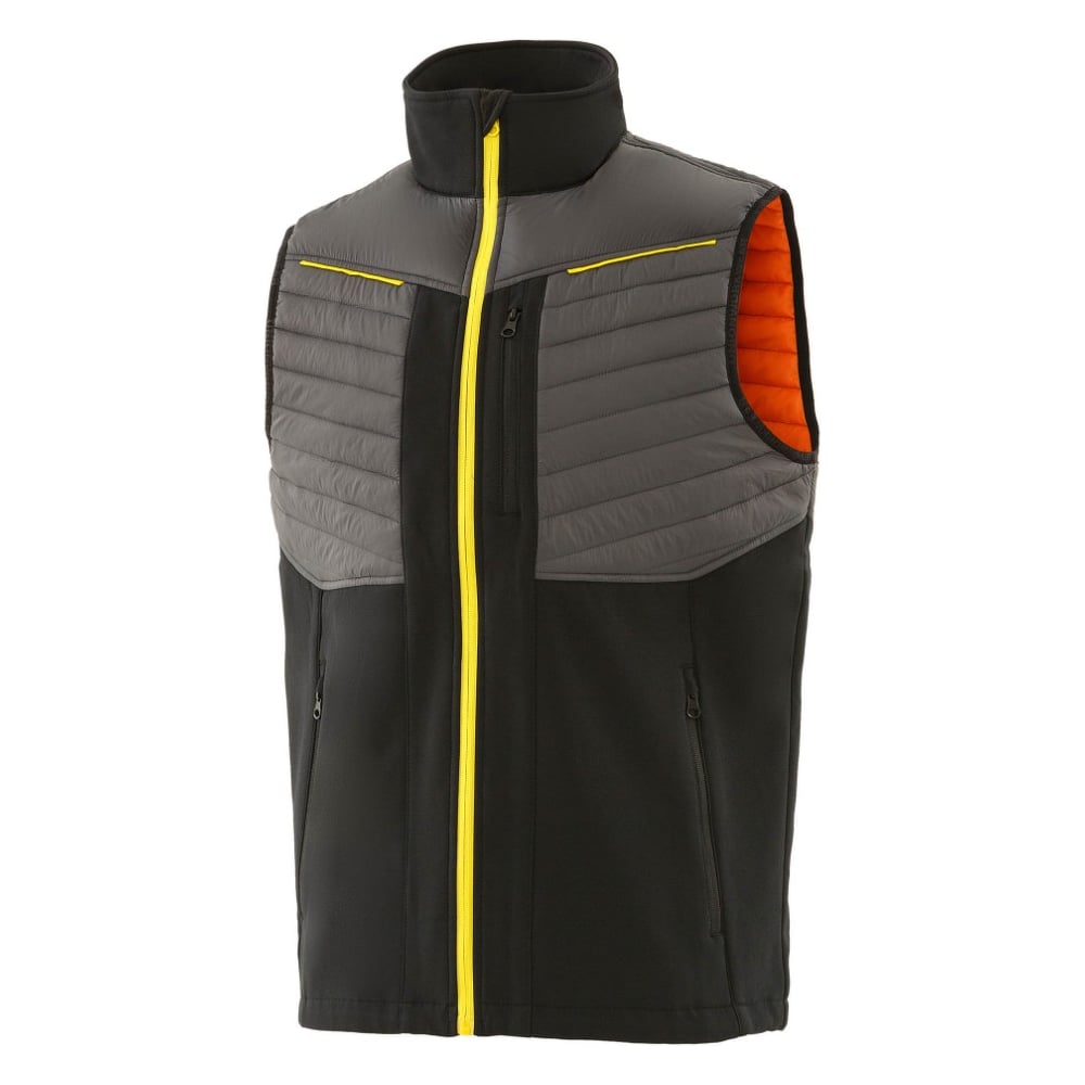 Изображение товара Жилет СОЮЗСПЕЦОДЕЖДА ЮНИОНВОРКВЕАР (UNIONWORKWEAR) Микс т.серый/черный/оранжевый, 48-50/182-188 2000000305530