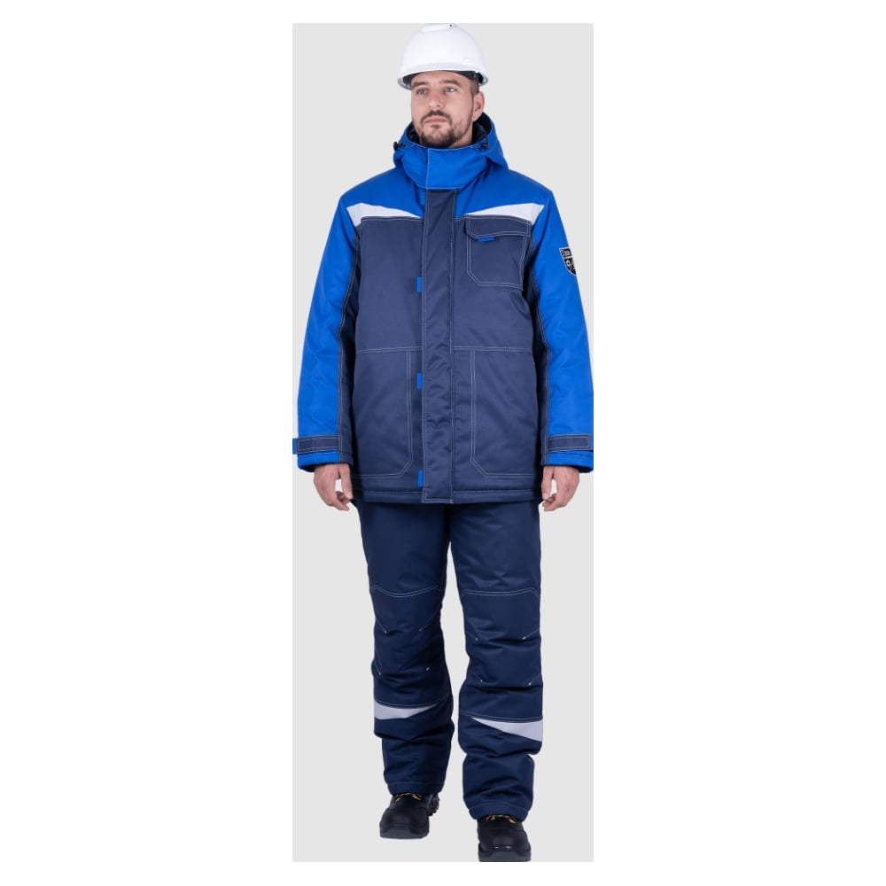 Изображение товара Костюм ГК Спецобъединение КМ-10 ЛЮКС зимний 3-4 класс, синий-василек (136-140, 182-188), компл, Кос 211/136/182