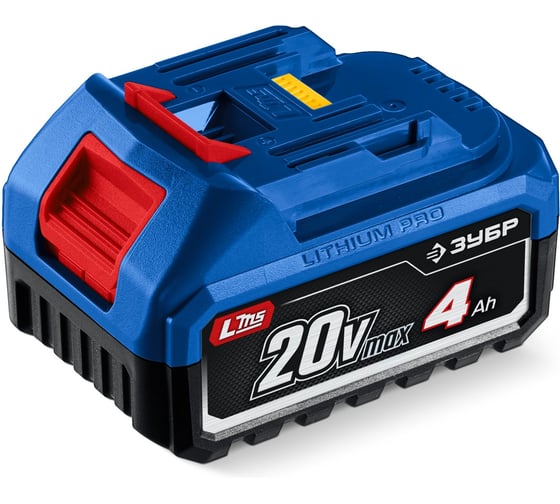 Изображение товара Аккумулятор ЗУБР LMS, Power PRO, 20 В, 4.0 А·ч, Профессионал BP-P-20-4
