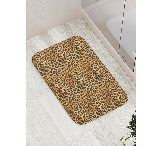 Изображение товара Коврик противоскользящий JoyArty "Зона леопарда" для ванной, сауны, бассейна, bath_23600
