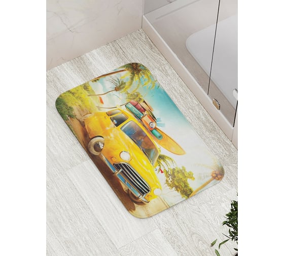 Изображение товара Коврик противоскользящий JoyArty "Долгожданный отпуск на море" для ванной, сауны, бассейна, bath_294375