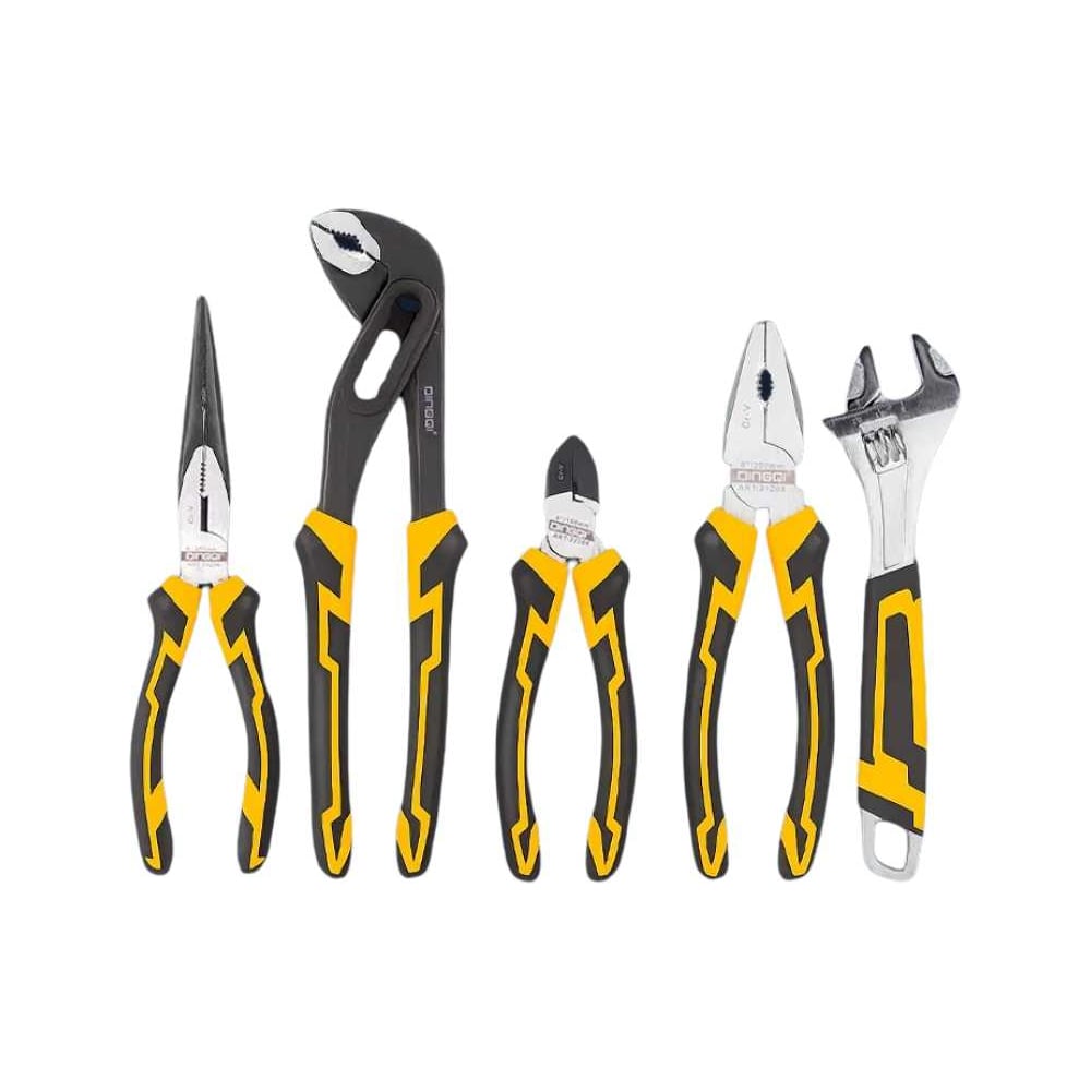 Изображение товара Набор инструментов DINGQI 5 предметов диэлектрические в пластиковом боксе