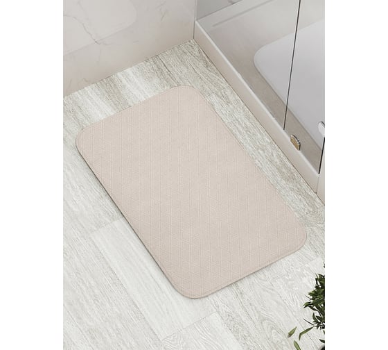 Изображение товара Коврик противоскользящий JoyArty "Полотно ромбов" для ванной, сауны, бассейна, bath_28284