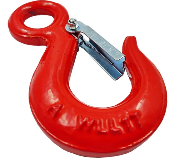 Изображение товара Крюк с проушиной UVE 320A с защелкой, 1 тн (уп. 4 шт) 1106